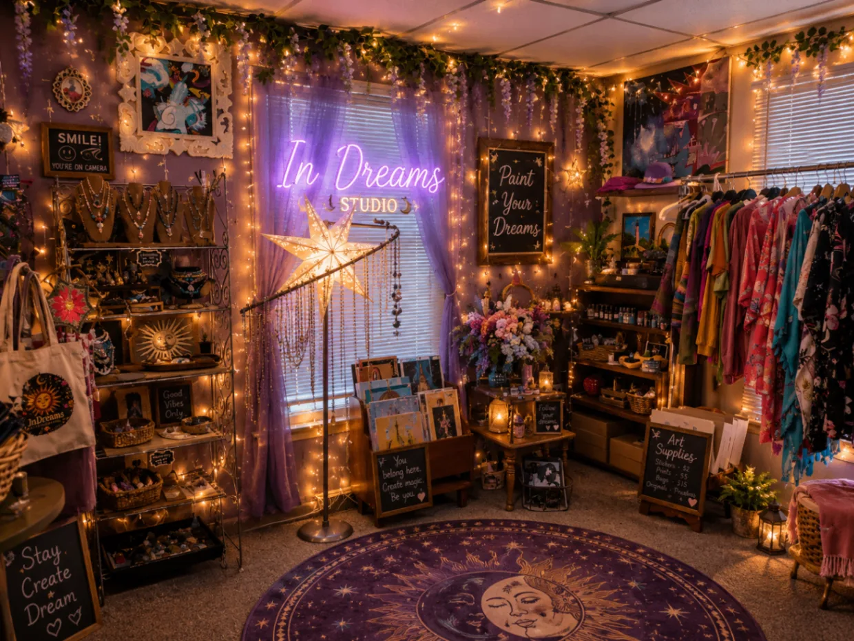 Inside InDreams Art Experience studio in Medford, NJ
