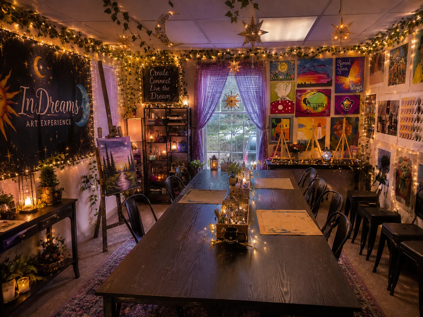Inside InDreams Art Experience