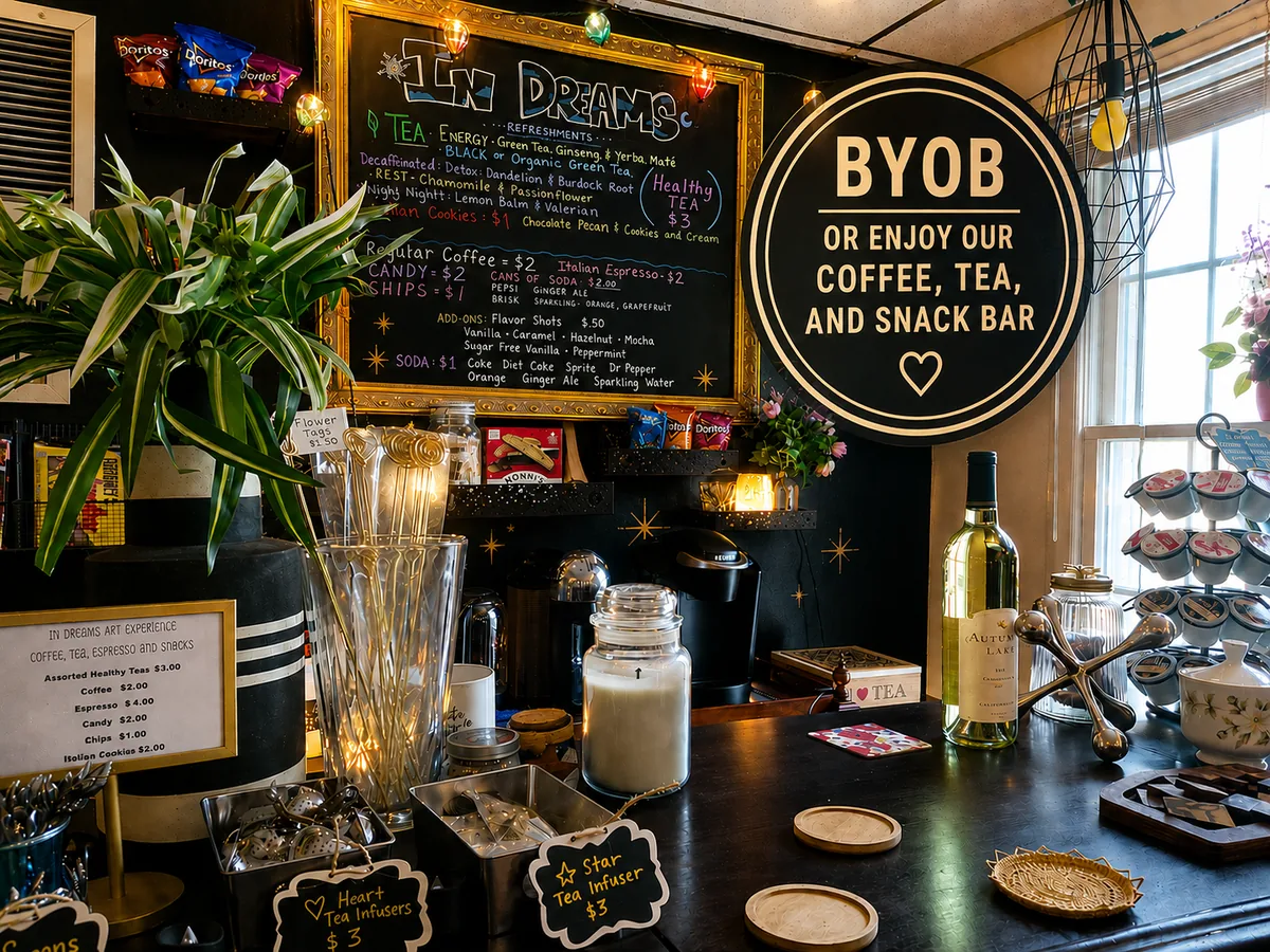 Sip, snack, and stay a while