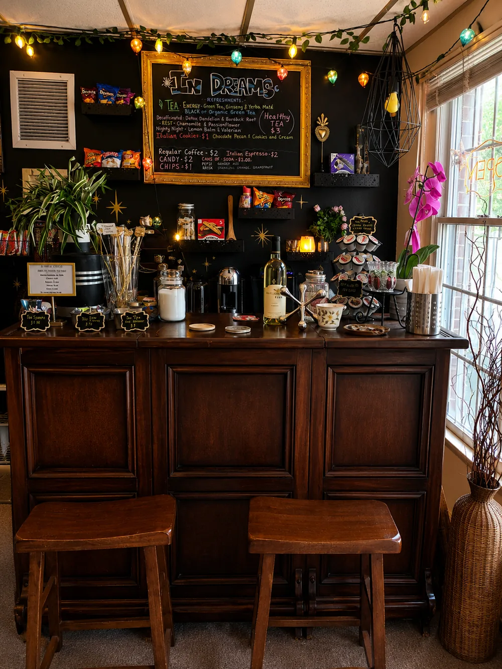 Sip, snack, and stay a while