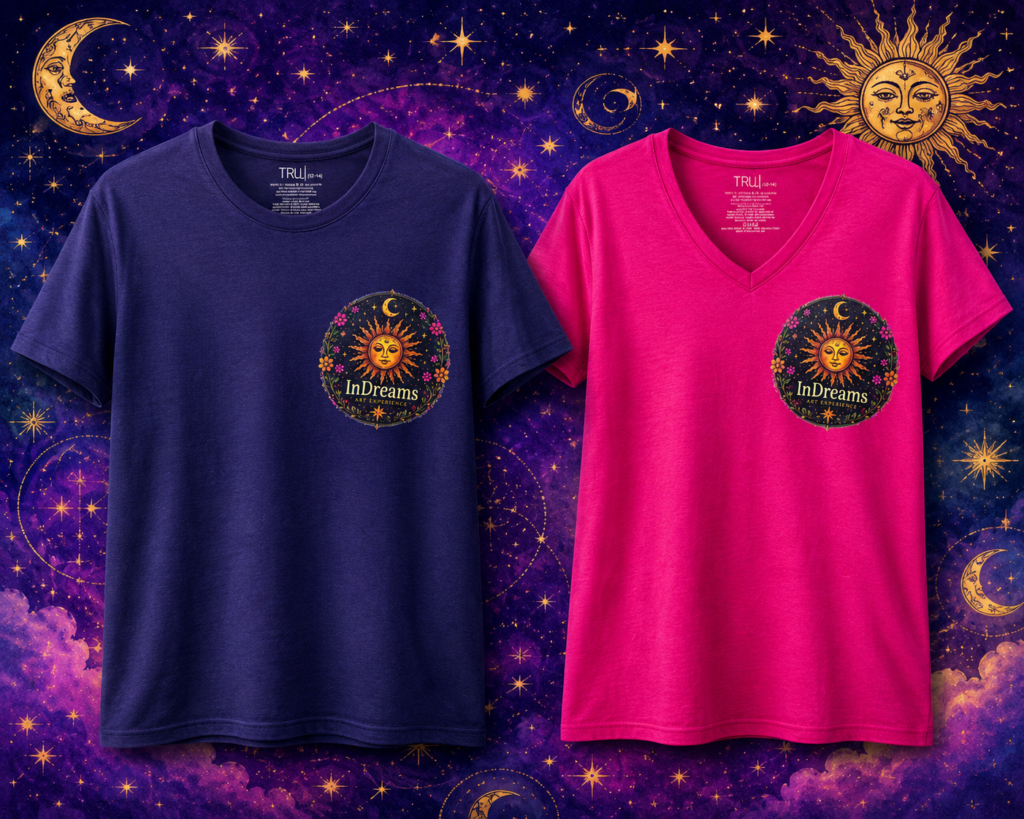 In Dreams Art Experience Logo T-Shirts