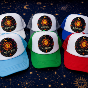 In Dreams Art Experience Logo Hats