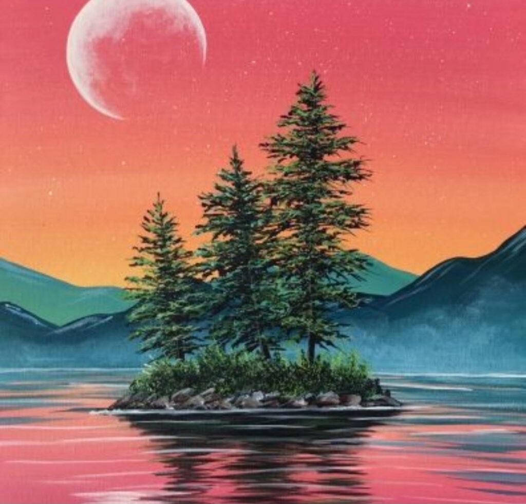 Sip & Paint Workshop - Lakes Series