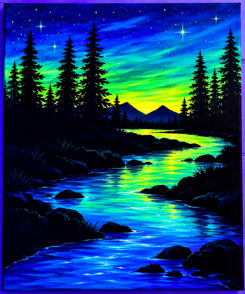 Glow Landscape Painting